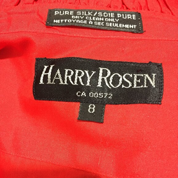 VINTAGE HARRY ROSEN SILK SHIRTS SIZE 8 - Picture 6 of 6